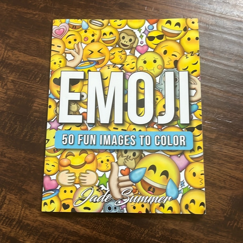 emoji colouring book